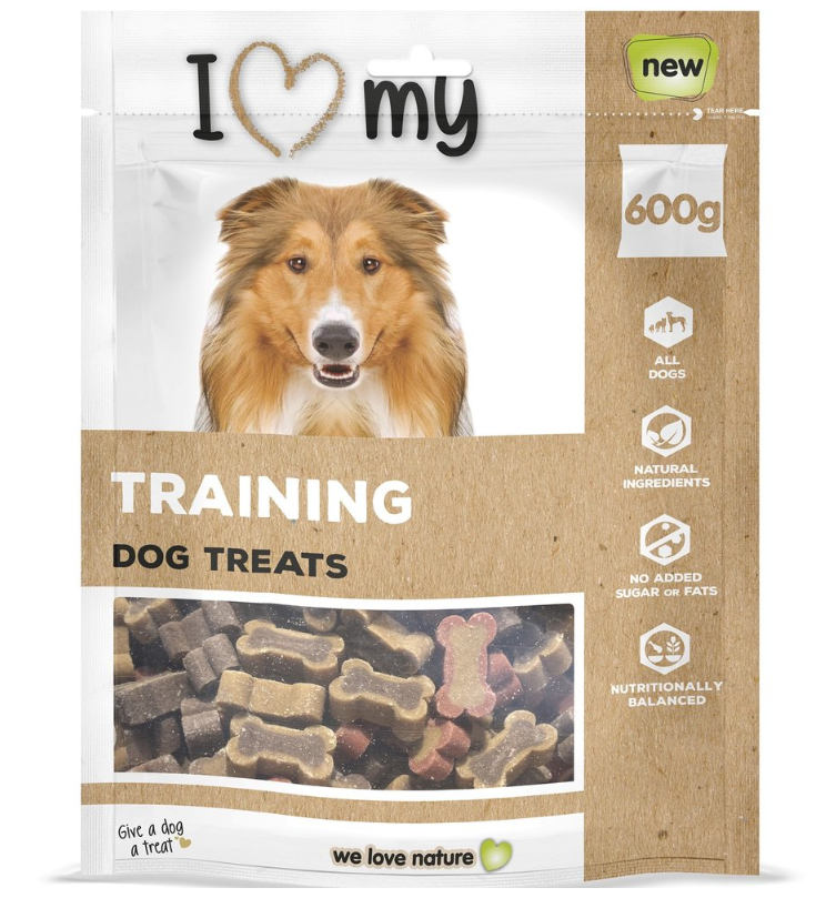 Pet Dog Duo Bone Training Treats 600g Bumper Bag 74182 (Parcel Rate)