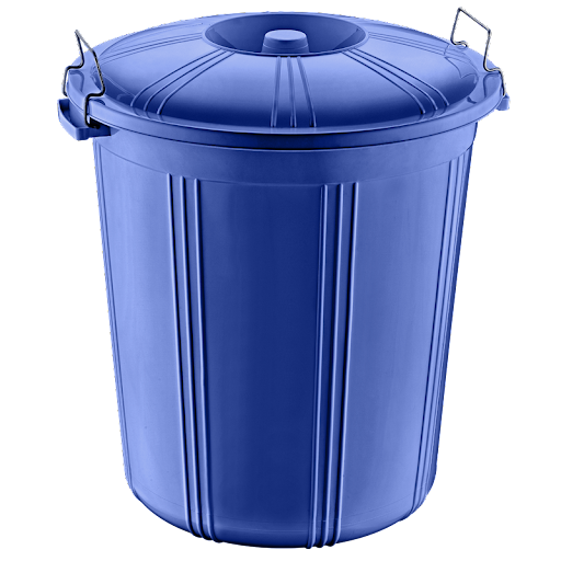 Eco Dustbin 90 Litre Assorted Colours AK273 (Big Parcel Rate)