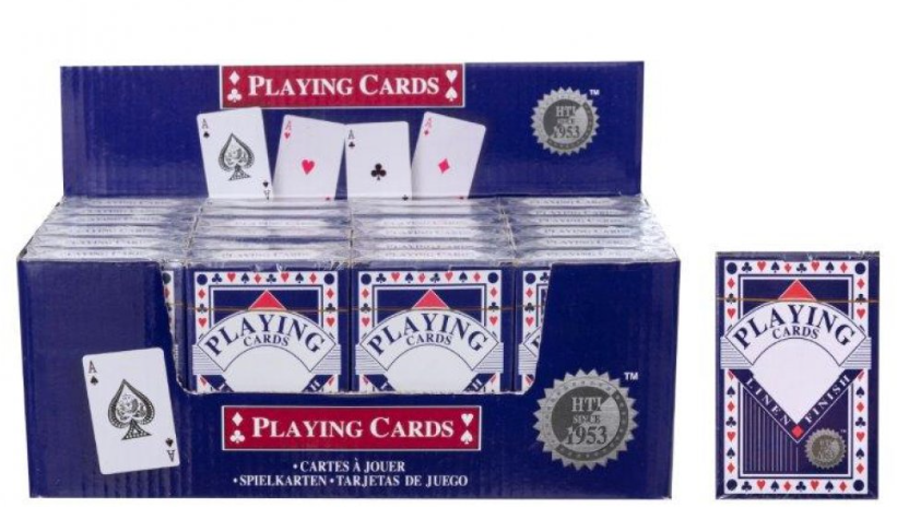 Plastic Coated Playing Cards H1.8 x D8.9 x W5.9 cm 0024323 (Parcel Rate)