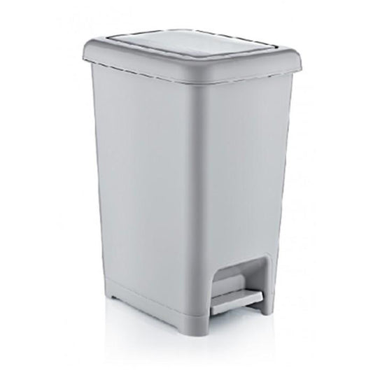 Kitchen Bathroom Slim Pedal Dustbin Foot Pedal Home Rubbish Bin 10 Litre D01041 PB10 A  (Parcel Rate)