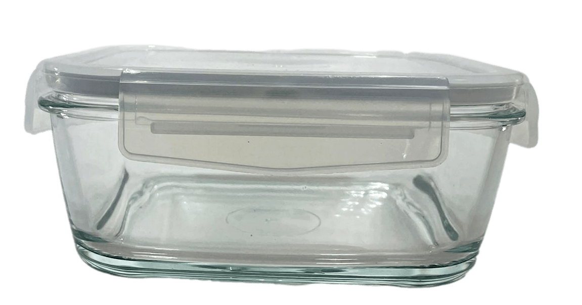 Glass Food Storage Container 1150cc Assorted Colours FRS249KDP (Parcel Rate)