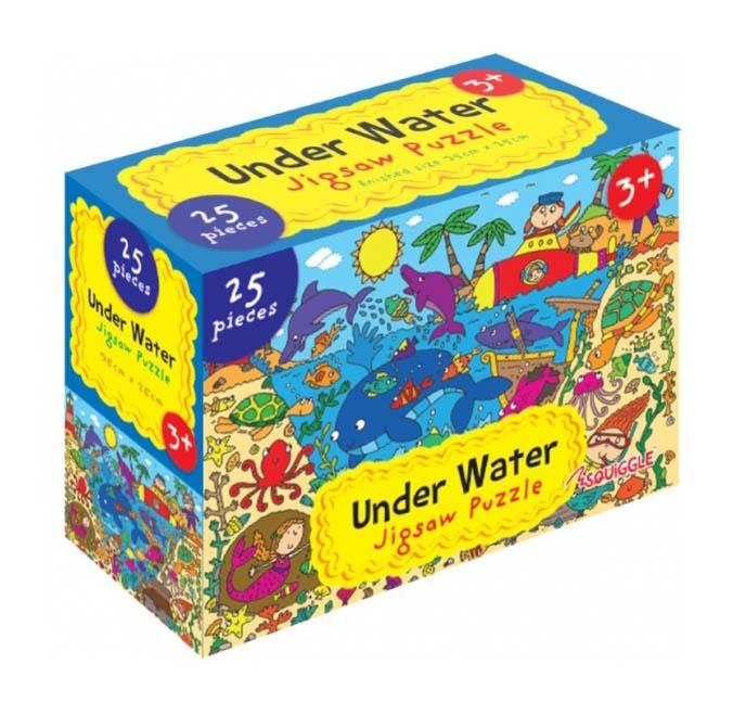 Children's Fun Playing Unicorn / Underwater Jigsaw Puzzle 25 Pieces Assorted Designs P2835 (Parcel Rate)