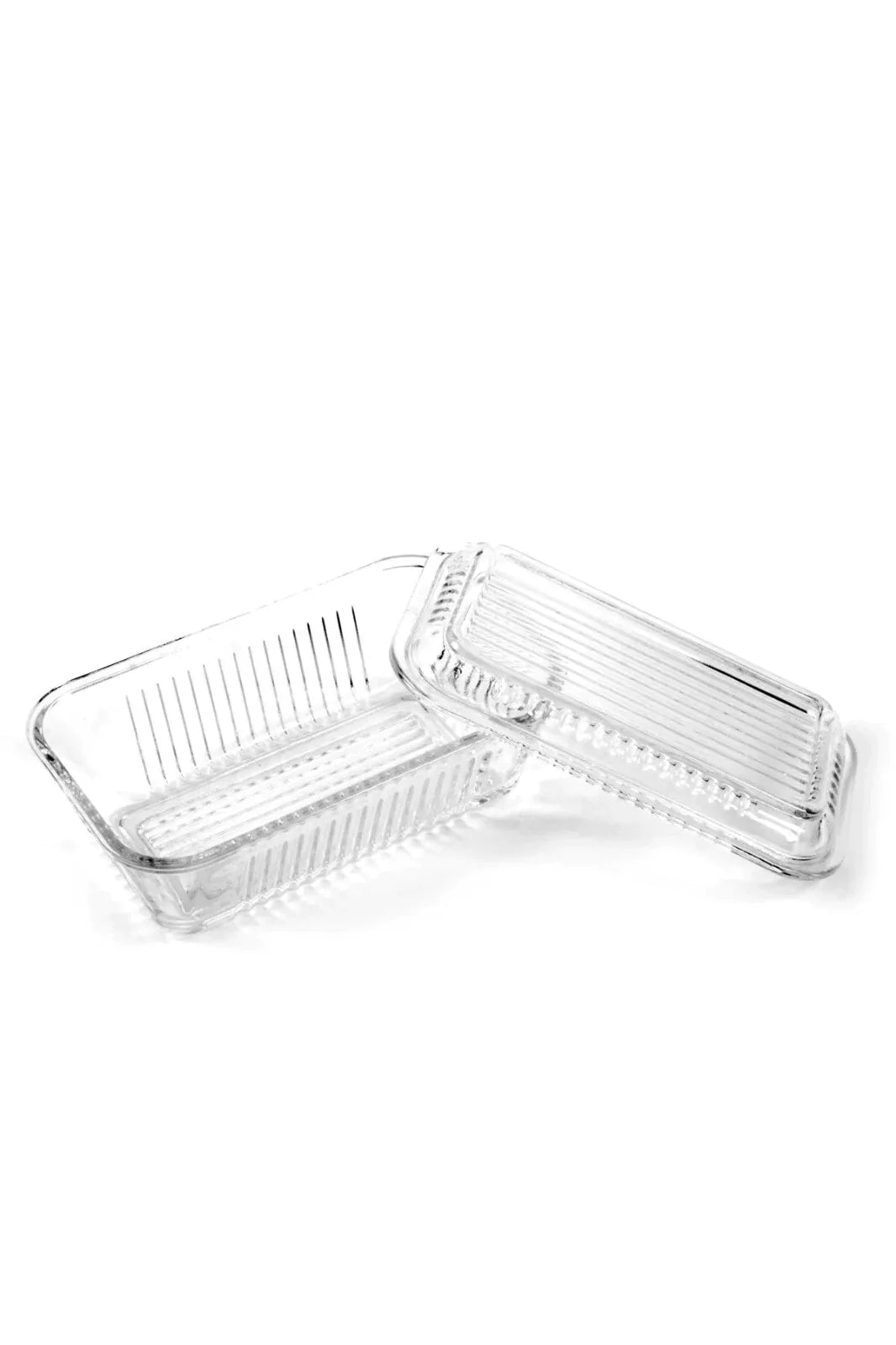 PB Frigo Clear Glass / Cheese Butter Dish 17 x 10 x 7 cm 97711 A (Parcel Rate)