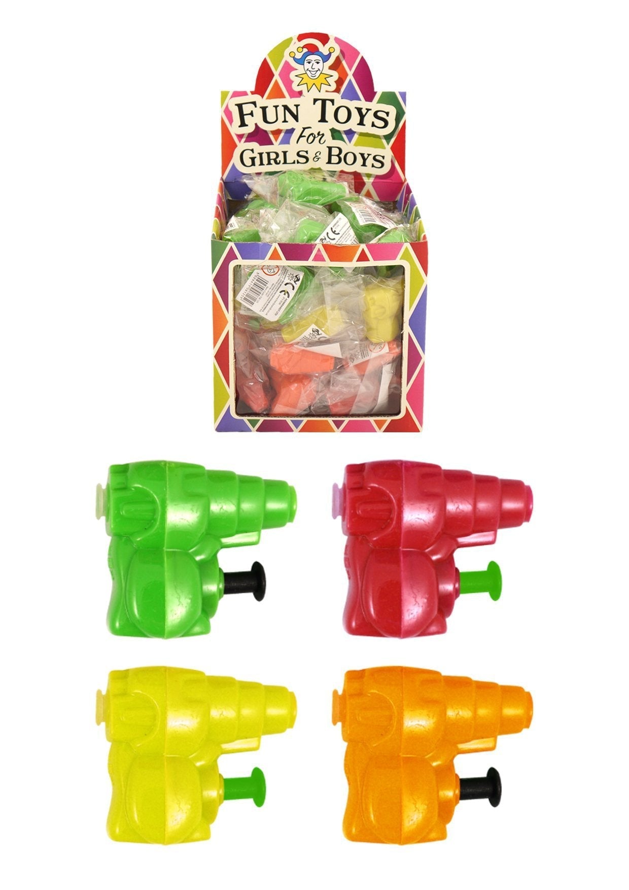 Children's Mini Water Gun 5 cm Assorted Colours T08125 (Parcel Rate)