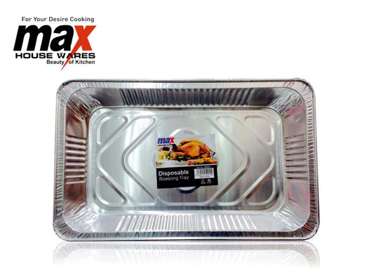 Disposable Rectangular Aluminium Foil Roasting Tray XL MX6001 (Parcel Rate)