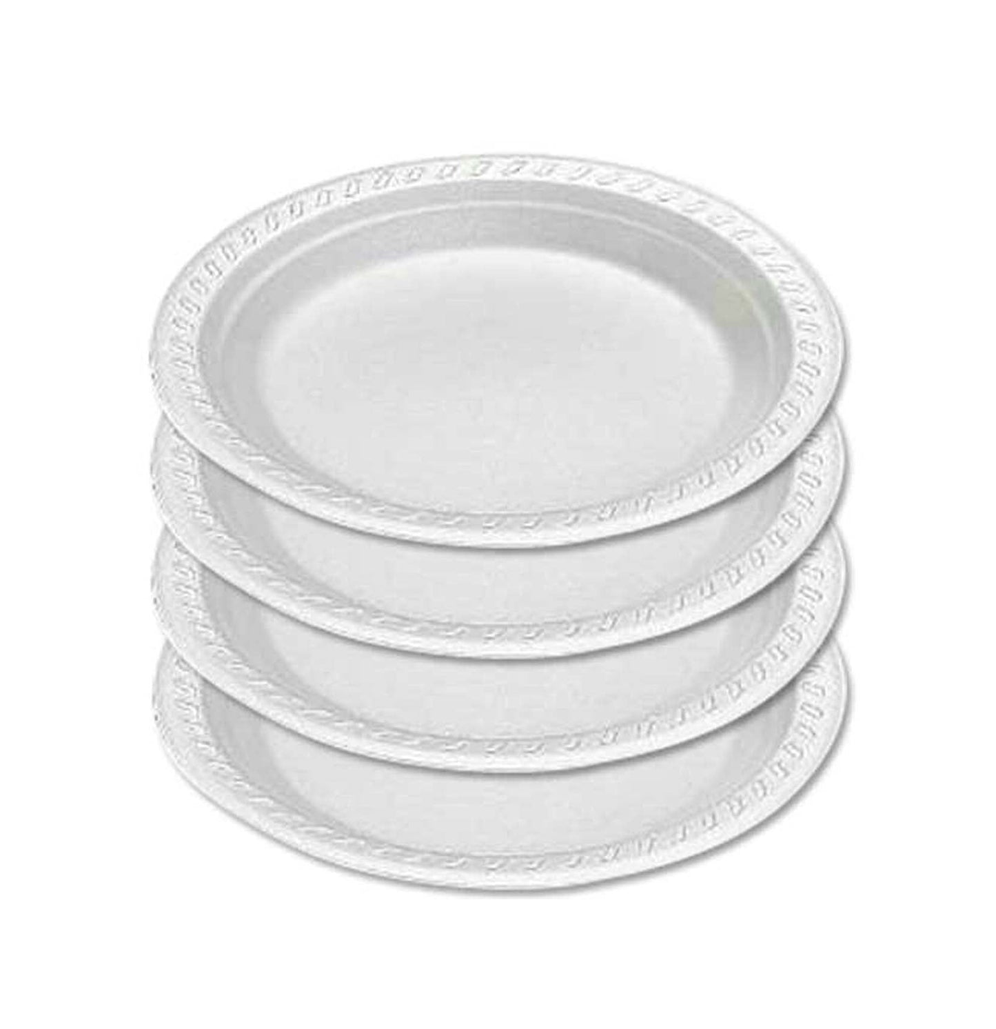 12oz Disposable White Plastic Soup Bowls Pack of 20 THL2481 (Parcel Rate)