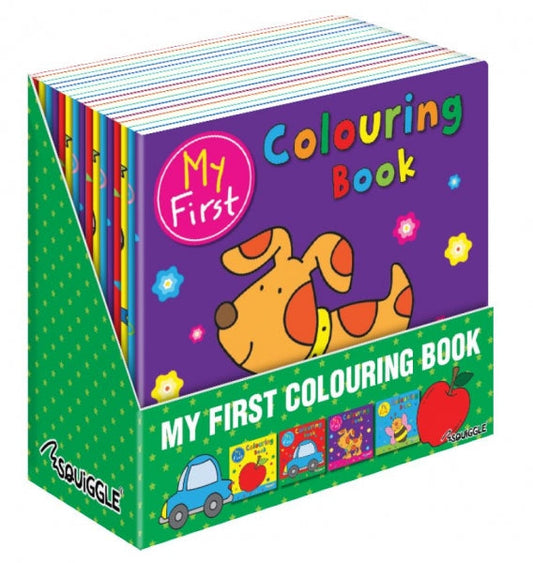 My First Colouring Books 4 Assorted Designs 21 x 21 cm P2852 (Parcel Rate)