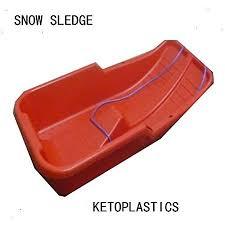 Traditional Red Snow Sledge Christmas Festive Fun Sledge 86cm x 40cm LL5018 (Big Parcel Rate)