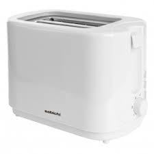 Plastic 2 Slice Toaster White 96766 (Big Parcel Rate)