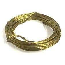 Picture Wire 3.5m Brass Finish 1178 (Parcel Rate)