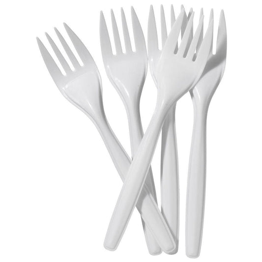 Plastic Disposable Forks 100Pcs MX7052 (Parcel Rate)p