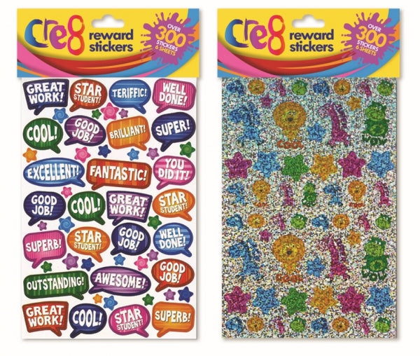 Reward Stickers 6 Sheets Per Pack P2558 (Parcel Rate)