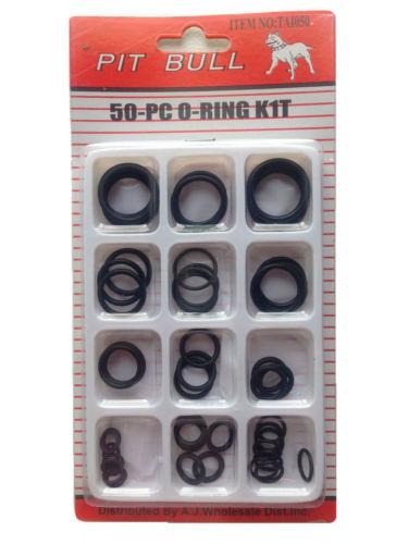 Assorted Ring Set Rubber O Ring Seals Tap Plumbing Washer Kit Pack 50 Pack 0597 (Large Letter Rate)