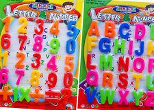 Fridge Magnets Alphabet Letters / Numbers with Symbols Assorted Designs 8201 / 1989 (Parcel Rate)