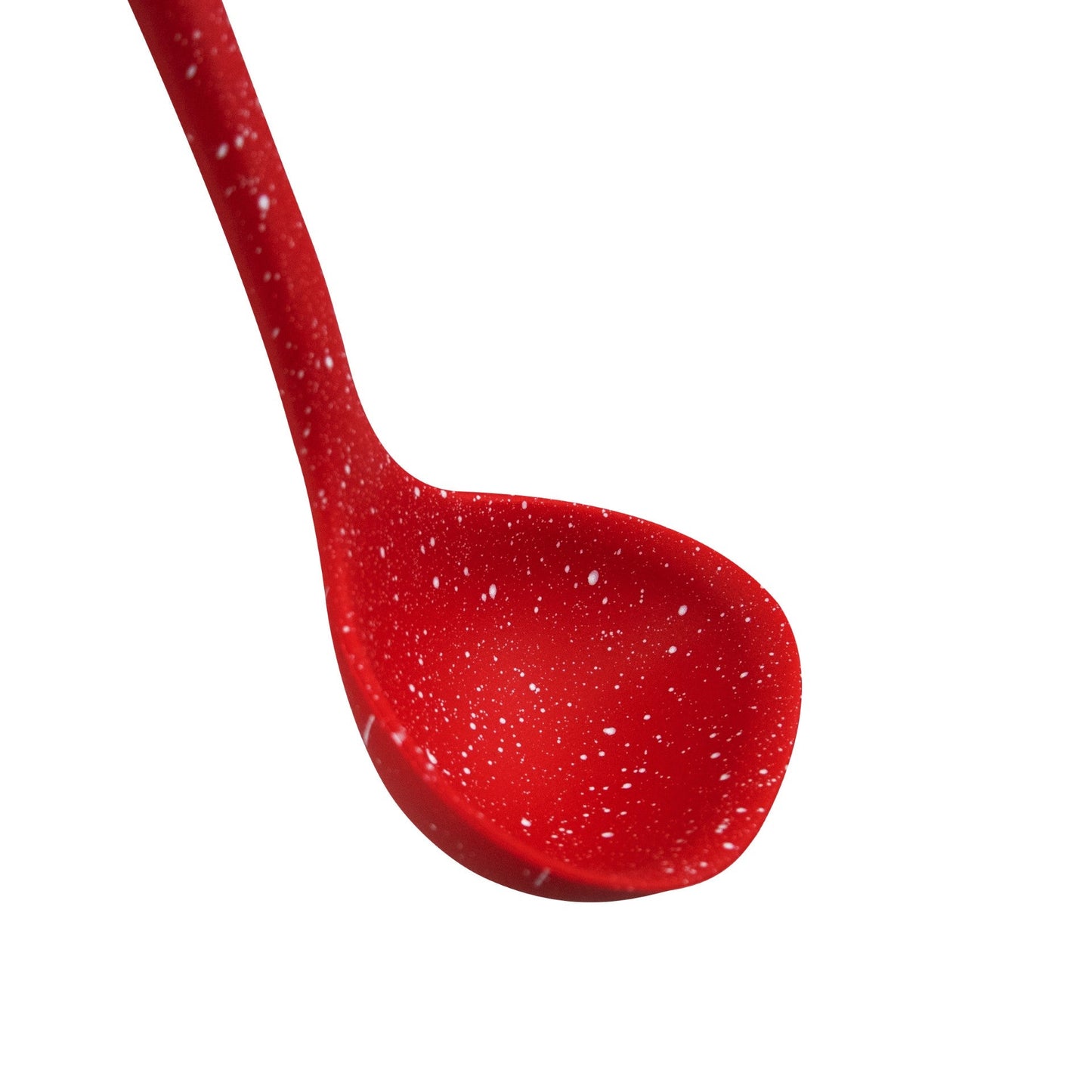 Silicone Ladle 8.5 x 29.5 cm Speckled Red 10236 (Parcel Rate)