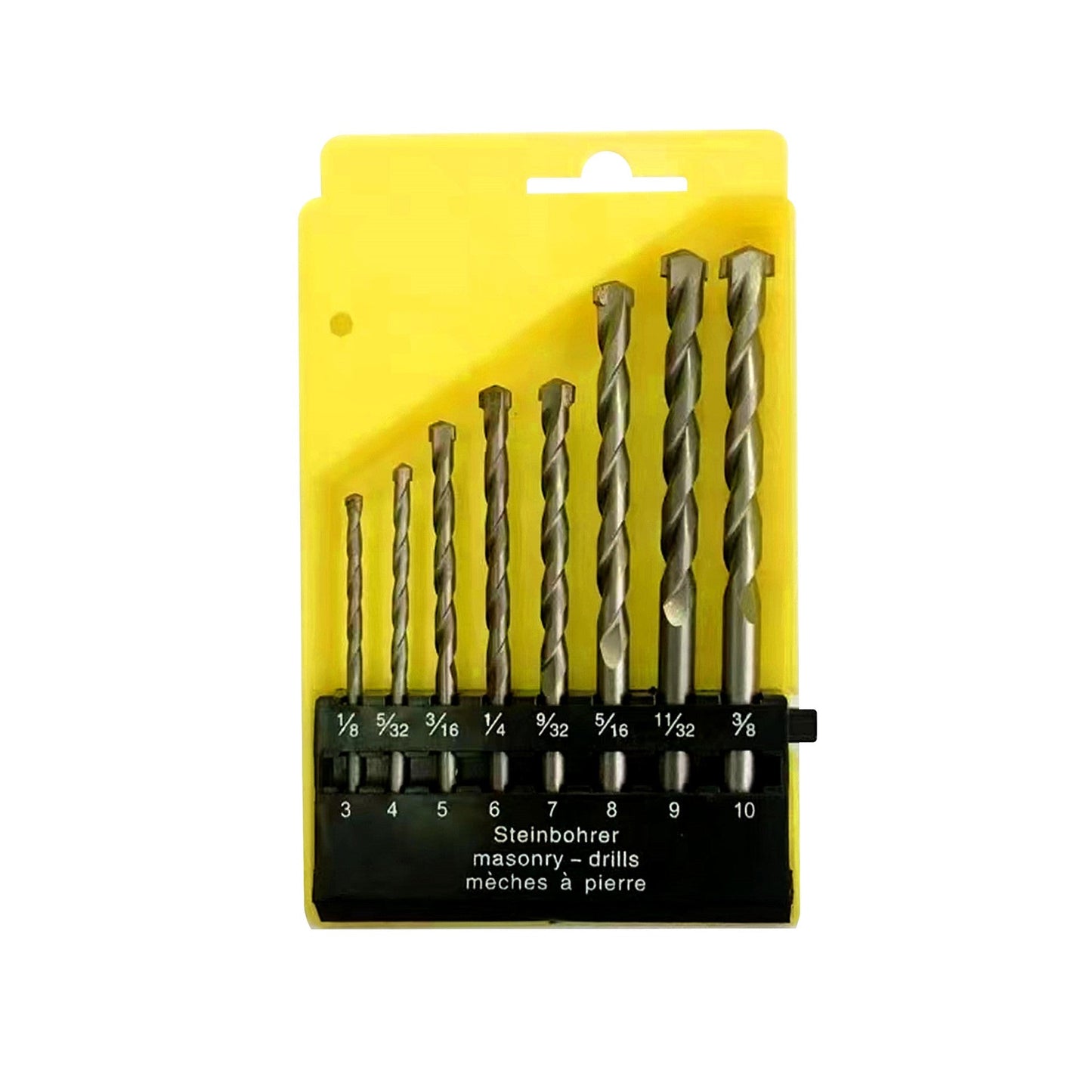 Durane Concrete Drill Bit Set 8pc 10571 (Parcel Rate)