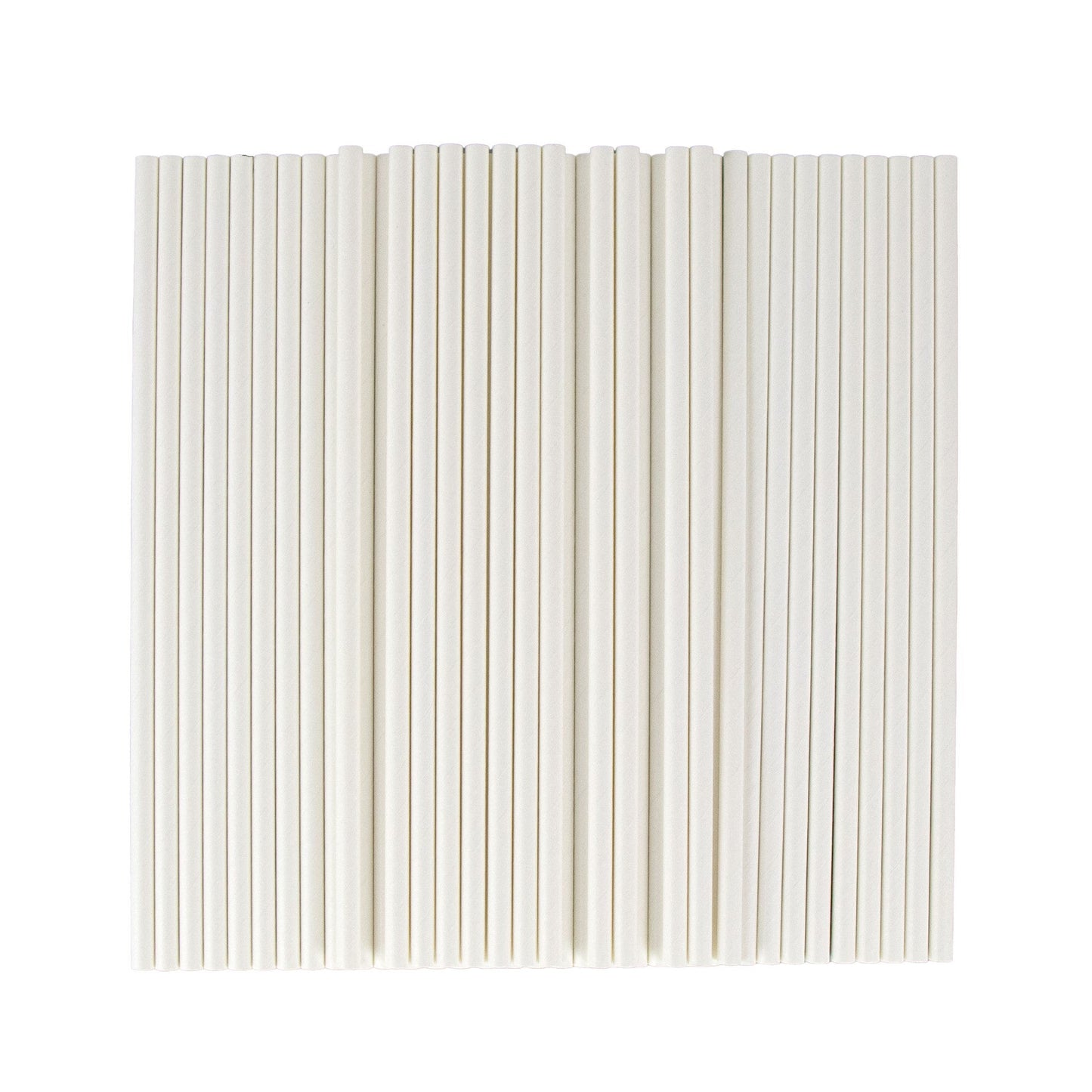 Durane Eco Paper Drinking Straws 6 x 197 mm Pack of 100 White 10811 (Parcel Rate)